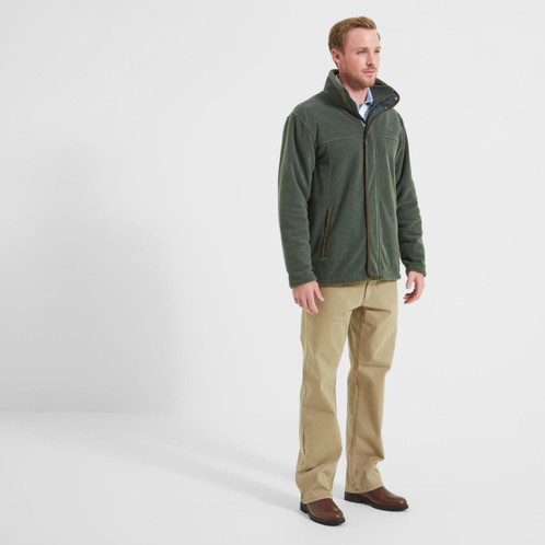 Cedar Green Schoffel Mens Rutland Fleece Jacket Lifestyle