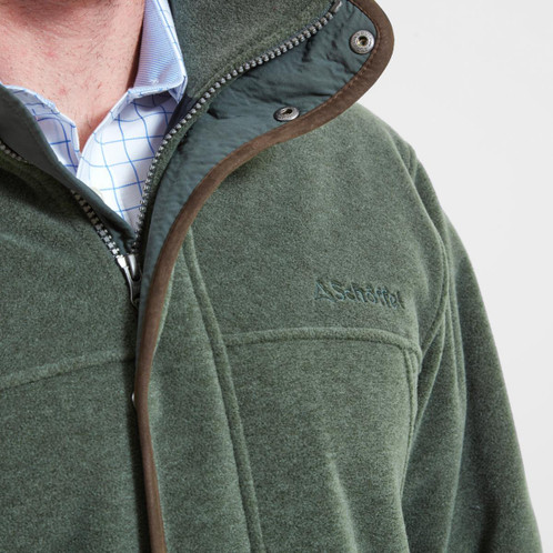 Cedar Green Schoffel Mens Rutland Fleece Jacket Detail