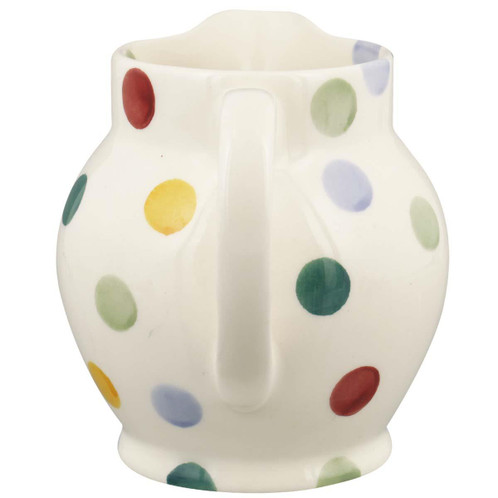 Emma Bridgewater Polka Dot Half Pint Jug BACK
