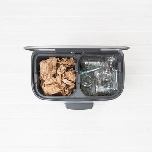 Brabantia Bo Pedal Bin 2x30 Litre Top
