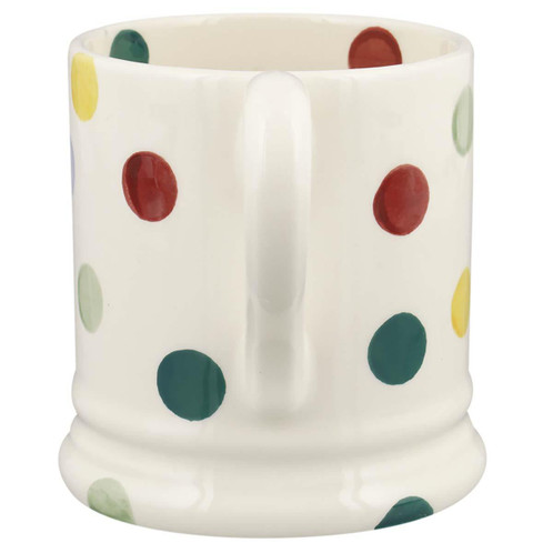 Emma Bridgewater Polka Dot Half Pint Mug BACK