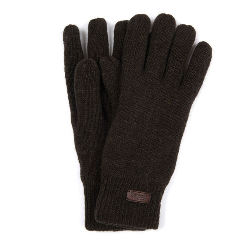 Dark Green Barbour Mens Carlton Glove