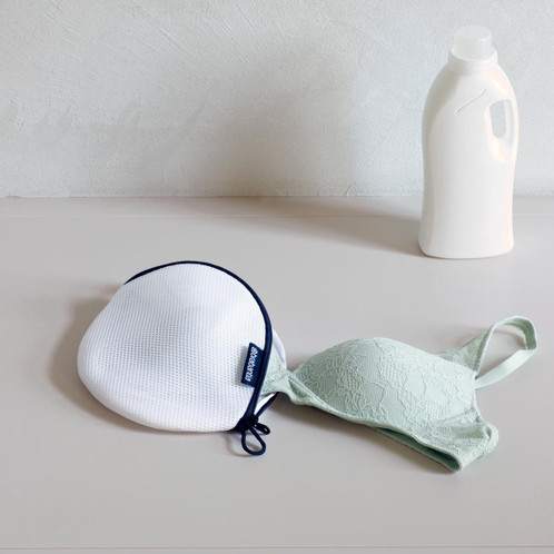 White Brabantia Bra Wash Bag Lifestyle