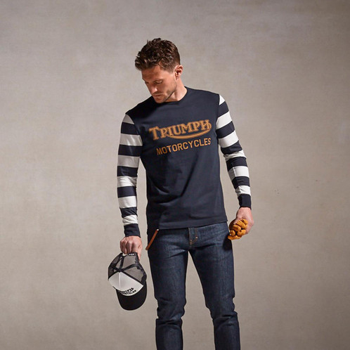 Triumph Mens Ignition Coil Long Sleeve Tee Triumph Mens Ignition Coil Long Sleeve Tee