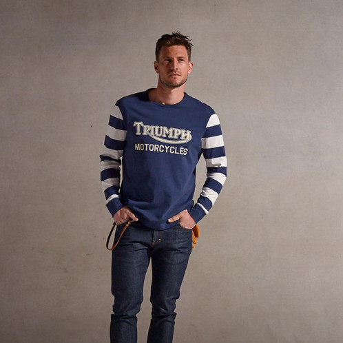 Triumph Mens Ignition Coil Long Sleeve Tee Triumph Mens Ignition Coil Long Sleeve Tee