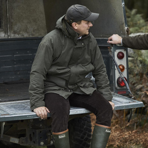 Olive Barbour Mens Beaconsfield Jacket