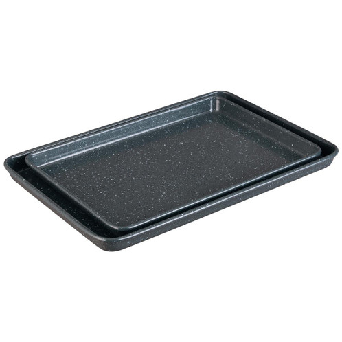 Denby Quantanium Set Of 2 Baking Sheets