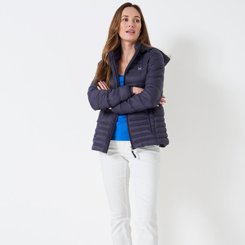 Navy Crew Clothing Womens Lightweight Padded Jacket