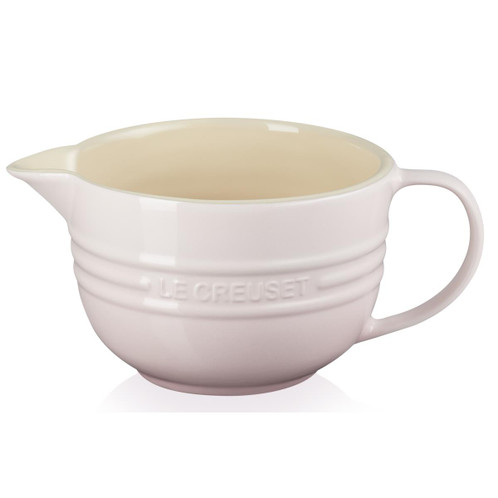 Shell Pink Le Creuset Stoneware Mixing Jug