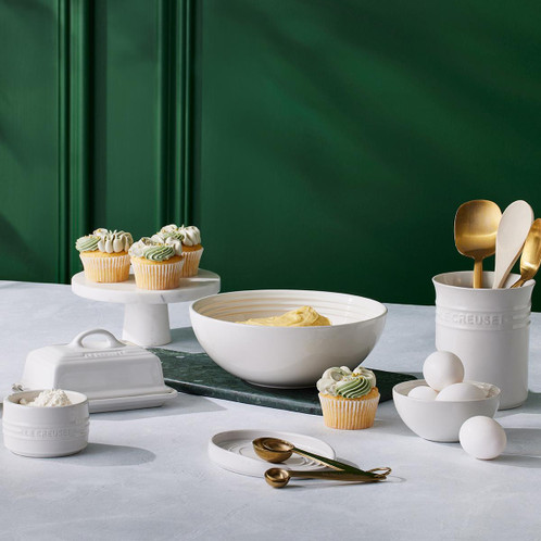 Le Creuset Stoneware Oval Spoon Rest White