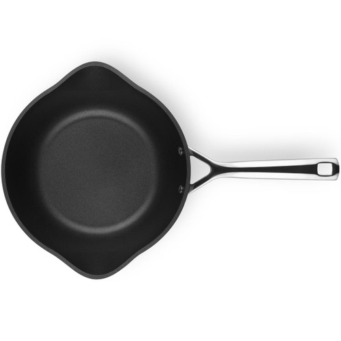 Le Creuset Toughened Non-Stick 24cm Chefs Pan With Pour Spout Lifestyle Interior