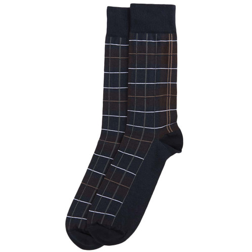 Midnight Oak Barbour Mens Blyth Socks