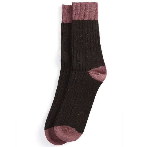 Earth Pink Barbour Mens Houghton Sock