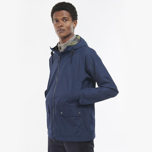 Barbour Mens Hooded Domus Jacket Navy