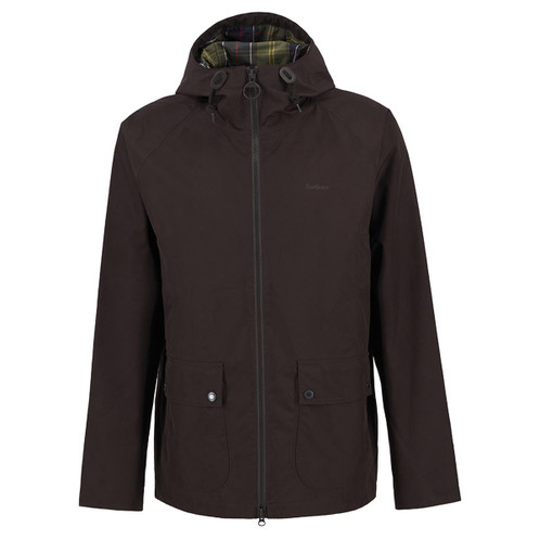 Black Oak Barbour Mens Hooded Domus Jacket