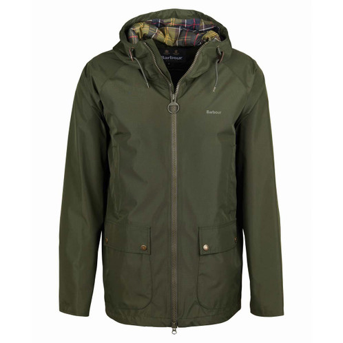 Sage/Classic Barbour Mens Hooded Domus Jacket