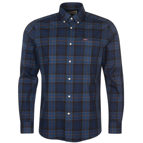 Midnight Tartan Barbour Mens Wetherham Tailored Shirt