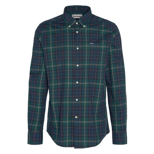 Green Loch Barbour Mens Wetherham Tailored Shirt
