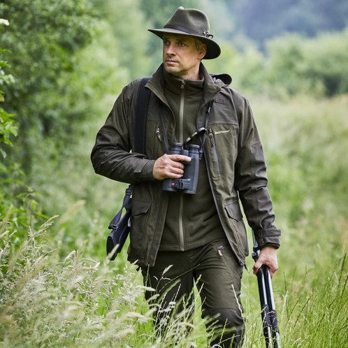 Olive Night Melange Deerhunter Mens Chasse Jacket Lifestyle