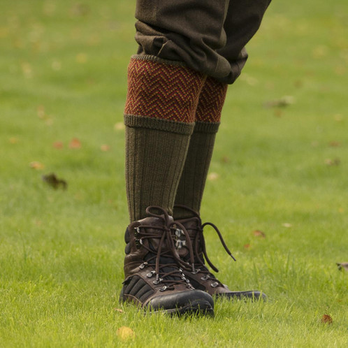 Mens Herringbone Socks Lifestyle