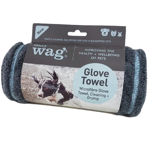 Henry Wag Microfibre Pet Towel Glove