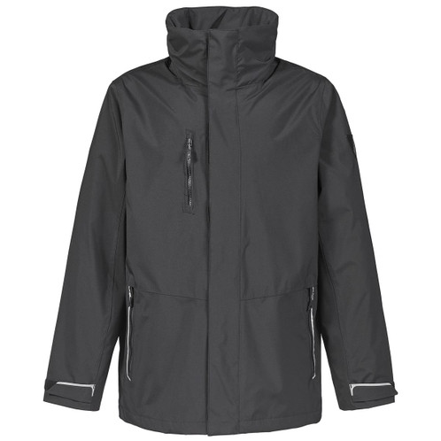 Black Musto Mens Sardinia Long Rain Jacket