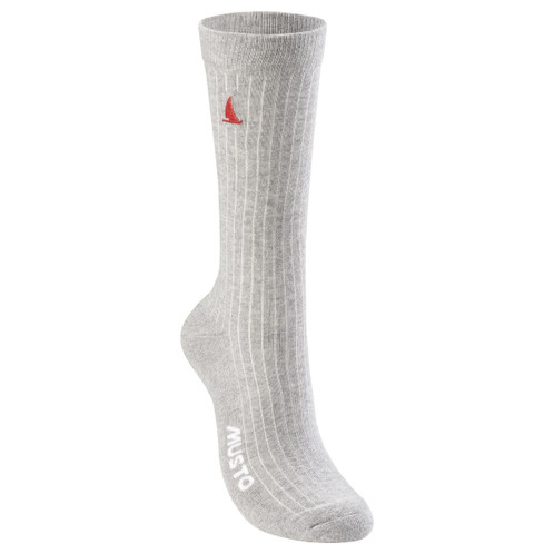Grey Melange Musto Unisex Essential 2 Pack Socks