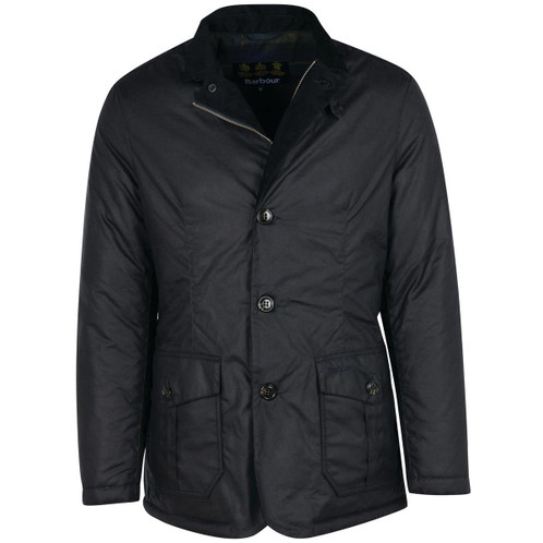 Navy/Olive Night Barbour Mens Winter Lutz Wax Jacket