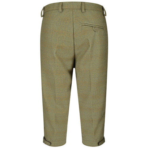 Autumn Bracken Hoggs Of Fife Mens Kinloch Technical Tweed Field Breeks Rear