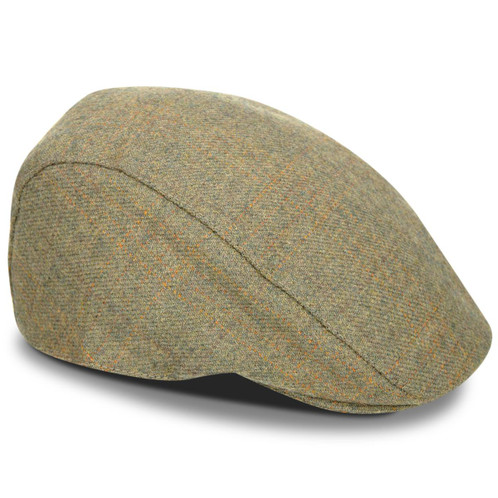Autumn Bracken Hoggs Of Fife Mens Kinloch Waterproof Tweed Cap