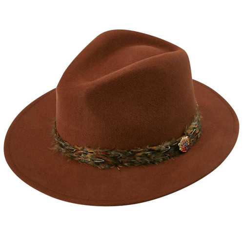 Saffron Alan Paine Womens Richmond Felt Hat