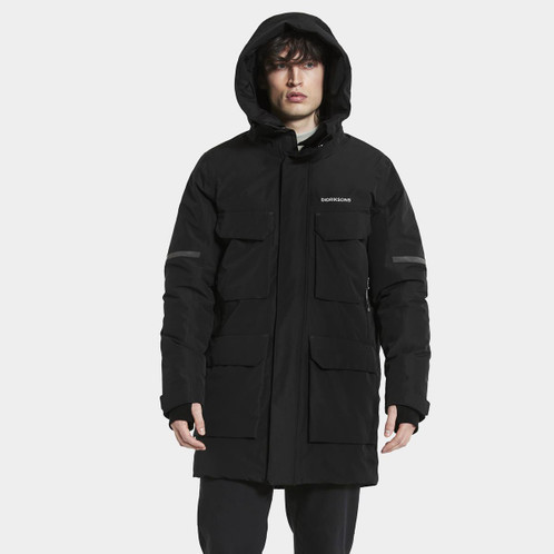 Black Didriksons Mens Drew Parka 