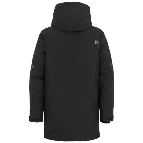 Black Didriksons Mens Drew Parka Back