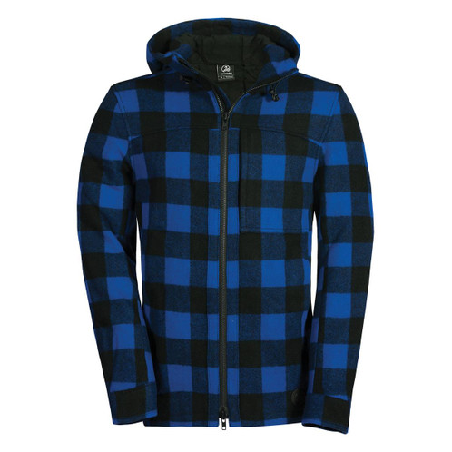 Blue/Black Swanndri Mens Hudson Wool Hoody