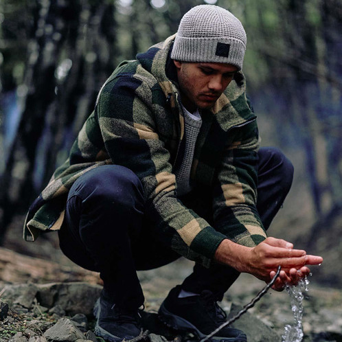 Yellowstone Swanndri Mens Hudson Wool Hoody Lifestyle