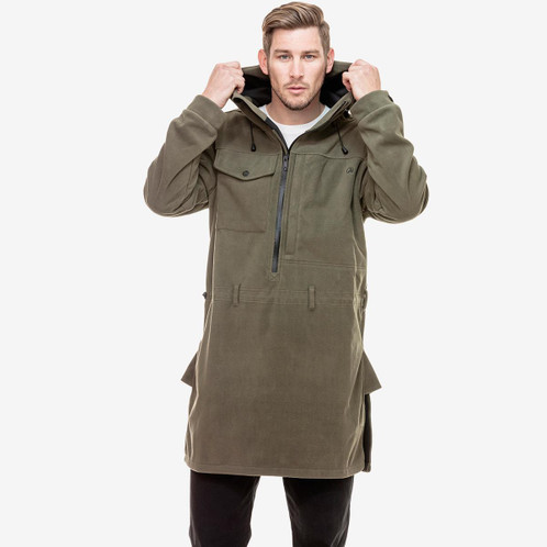 Forest Swanndri Mens Tundra Technical Fleece Anorak Model