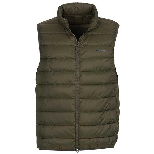 Olive Barbour Mens Bretby Quilted Gilet