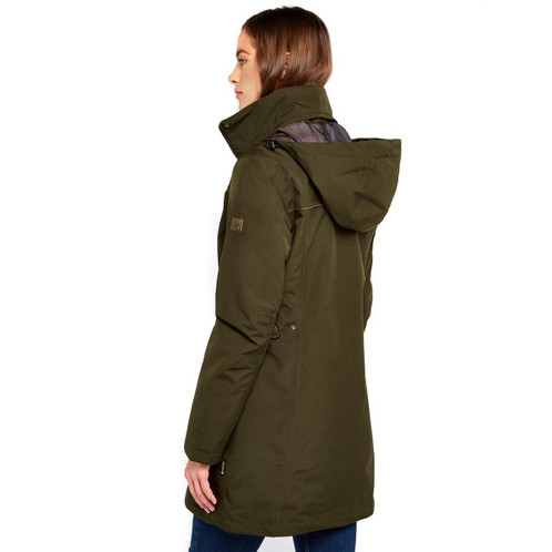 Olive Dubarry Womens Beaufort Jacket Back