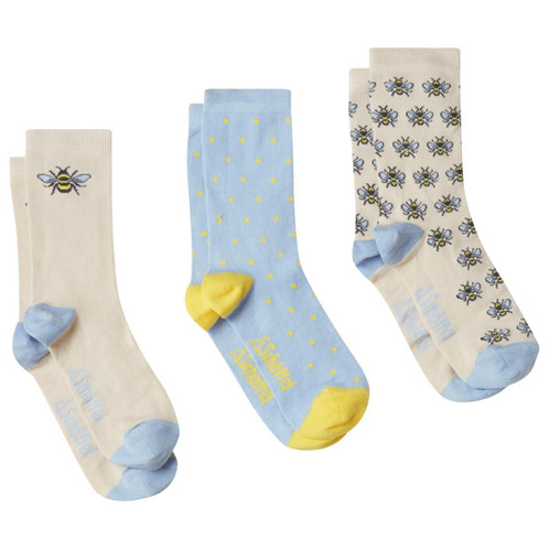 Bee Print Schoffel Womens Bamboo Socks Pack Of 3