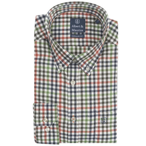 Albert and Maurice Mens Dormington Check Shirt