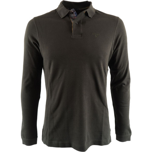 Barbour Mens Long Sleeve Sports Polo
