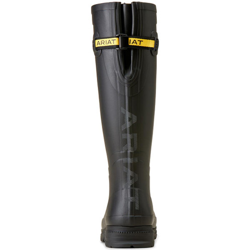 Black Ariat Womens Kelmarsh Wellington Boots Back