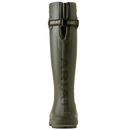 Olive Ariat Womens Kelmarsh Wellington Boots Back