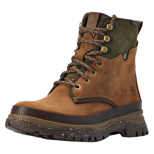 Oily Distressed Brown/Olive Ariat Womens Moresby Boots