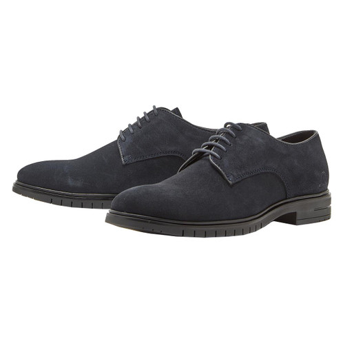 Navy Chatham Mens Linhope Derby Shoe