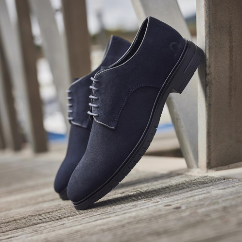 Navy Chatham Mens Linhope Derby Shoe Lifestyle