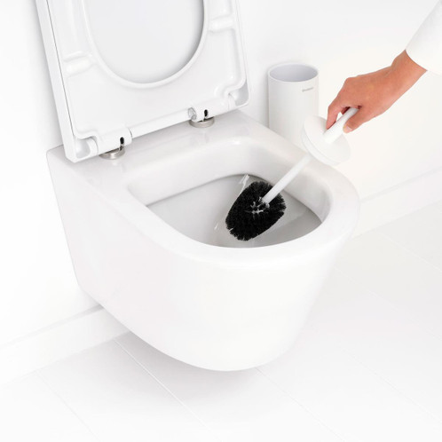 Brabantia MindSet Toilet Brush and Holder In Use