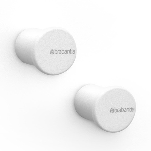 Mineral Fresh White Brabantia MindSet Towel Hooks (Set of 2)