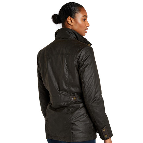 Verdigris Dubarry Womens Munsboro Jacket Rear