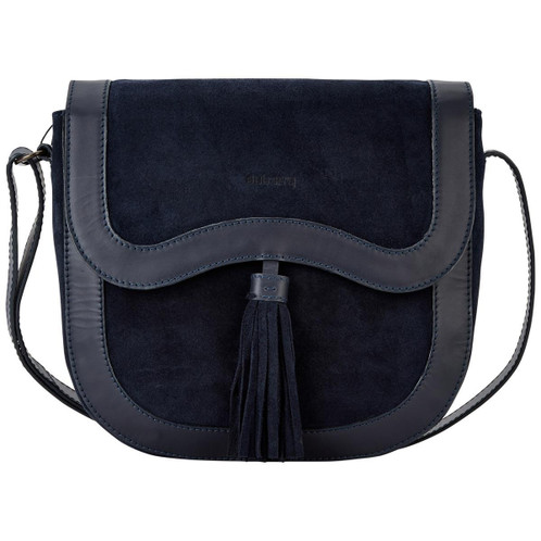 French Navy Dubarry Womens Monart Saddle Bag